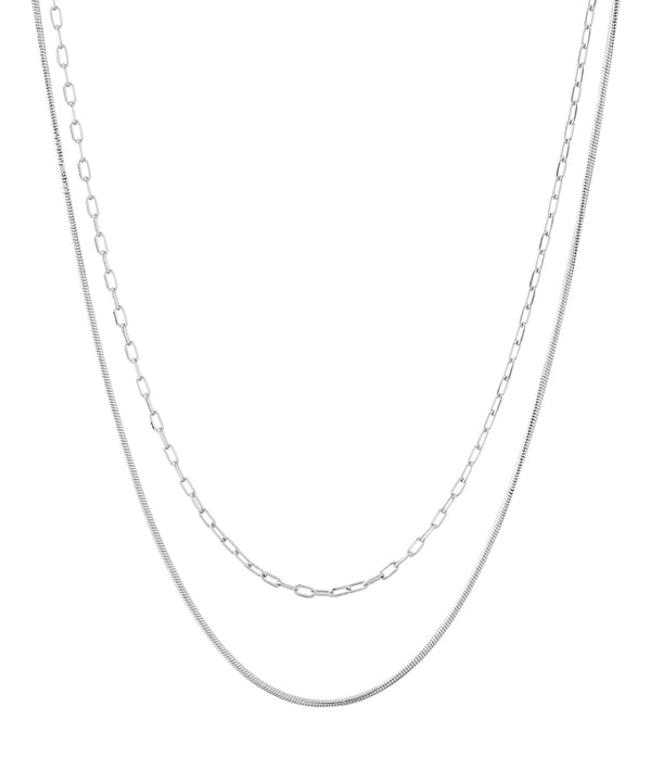 ダブルチェーンネックレス