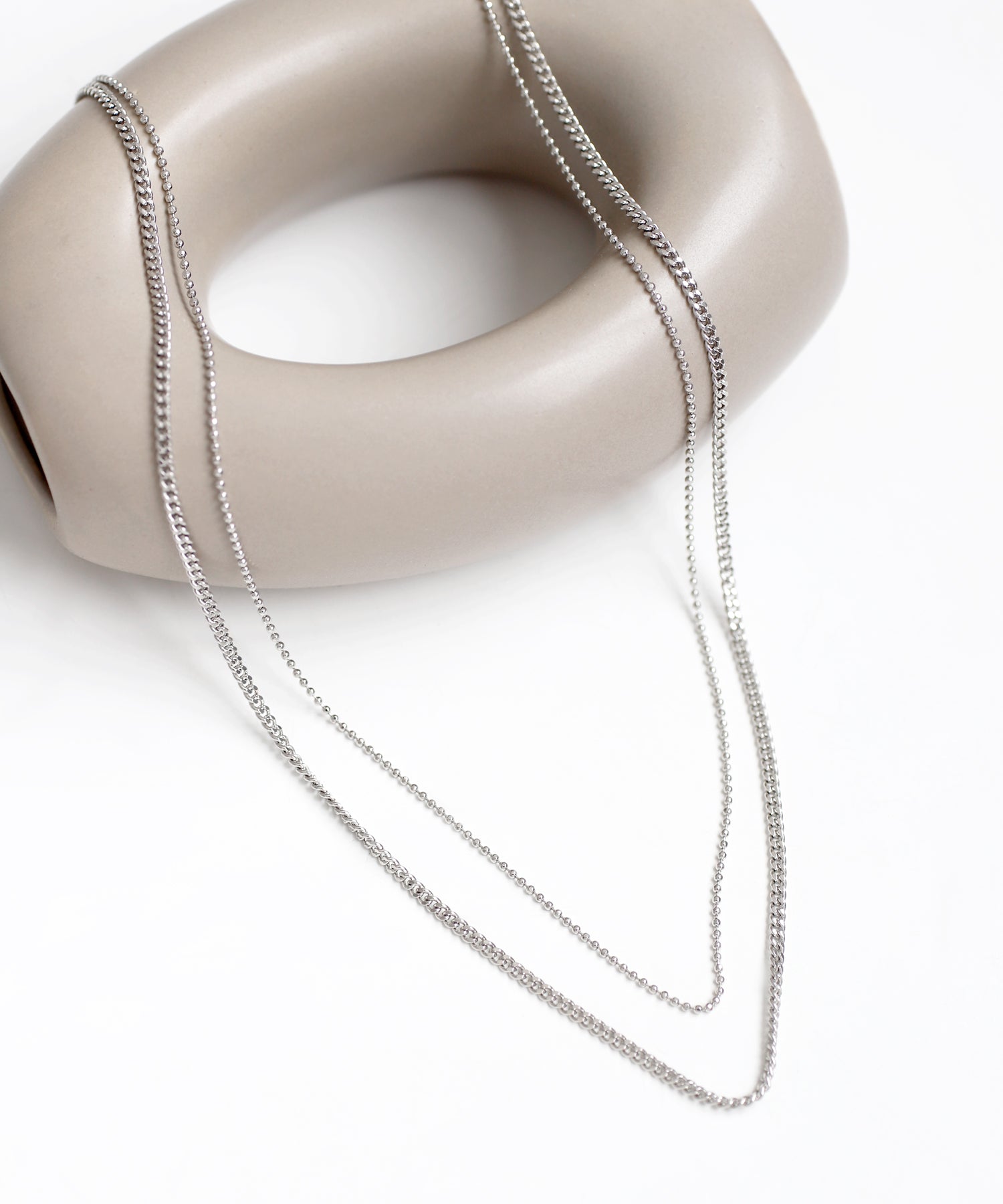 ANEMONE】ダブルチェーンネックレス｜SANPO ONLINE(サンポーオンライン)