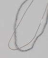 Natural Stone 2-Way Necklace [Stainless Steel] [Sheerchic]