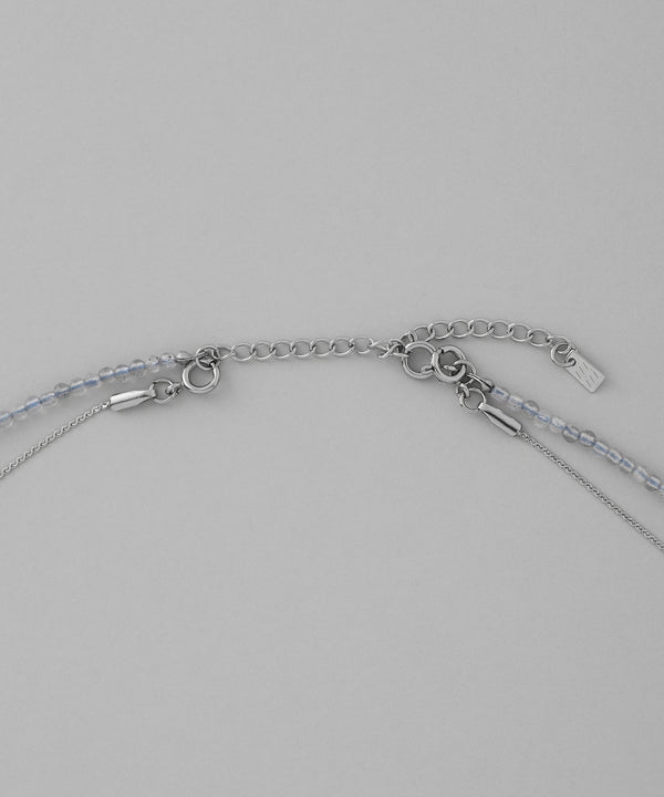 Natural Stone 2-Way Necklace [Stainless Steel] [Sheerchic]