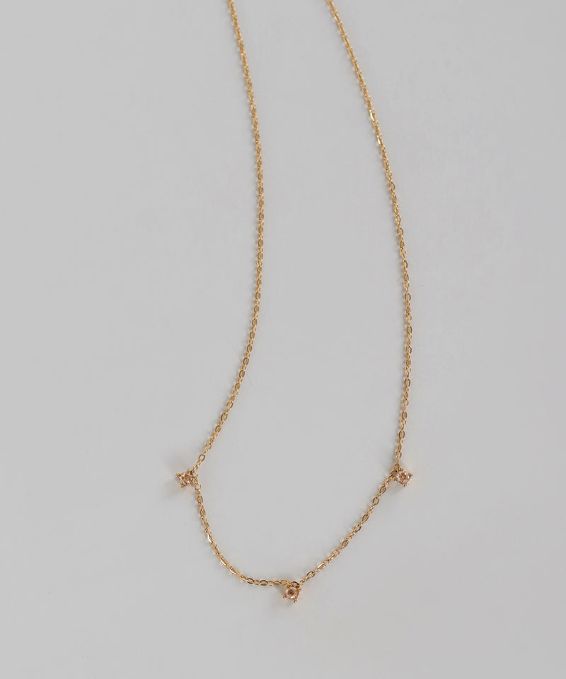 ビジューネックレス[ステンレス][Sheerchic]