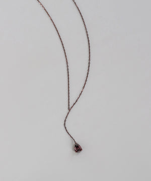 ドロップビジューY字ネックレス[ステンレス][Sheerchic]