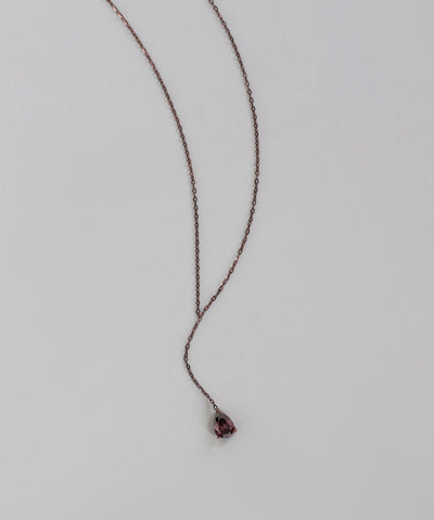 ドロップビジューY字ネックレス[ステンレス][Sheerchic]