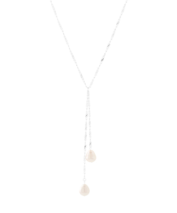 淡水パールY字ネックレス[Sheerchic]