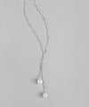 淡水パールY字ネックレス[Sheerchic]