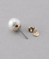 Wood Pearl Earrings [S]