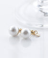Wood Pearl Earrings [S]