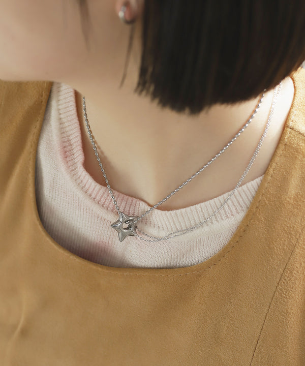 [Stainless Steel] Star Multi-Way Necklace