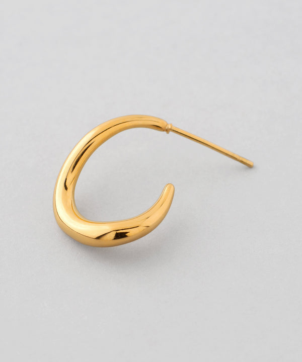 ニュアンスフープピアス[ステンレス][Basic]