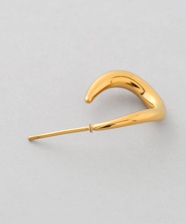 ニュアンスフープピアス[ステンレス][Basic]