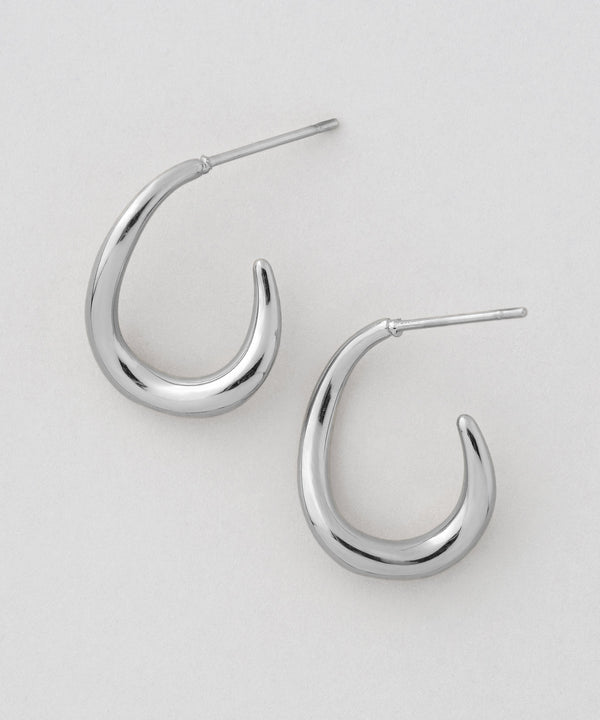 ニュアンスフープピアス[ステンレス][Basic]