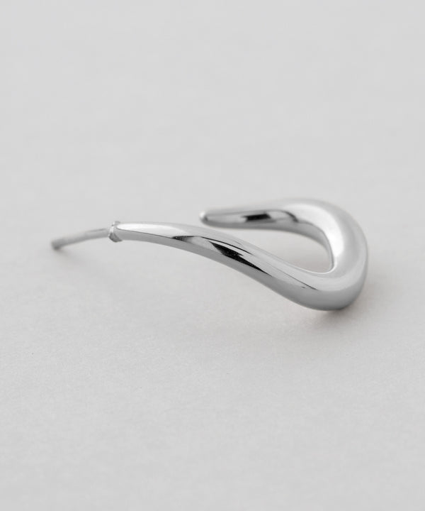 ニュアンスフープピアス[ステンレス][Basic]