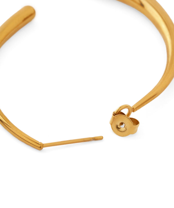 カーブラインバックキャッチピアス[ステンレス][Sheerchic]