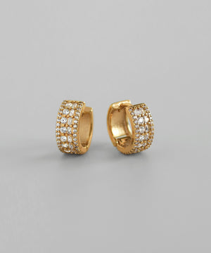 ビジューフープピアス[Sheerchic]