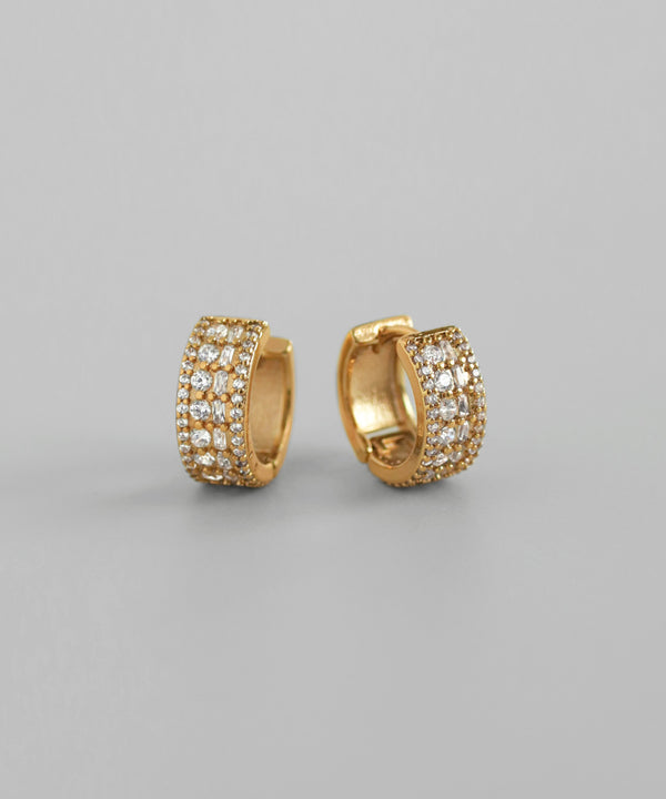 ビジューフープピアス[Sheerchic]