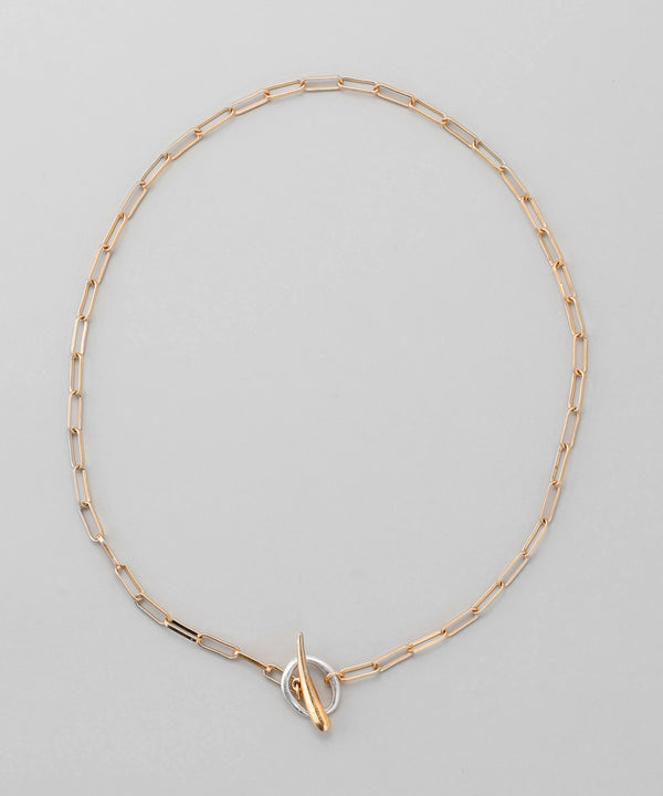 Combination Color Semi-Matte Mantel Necklace