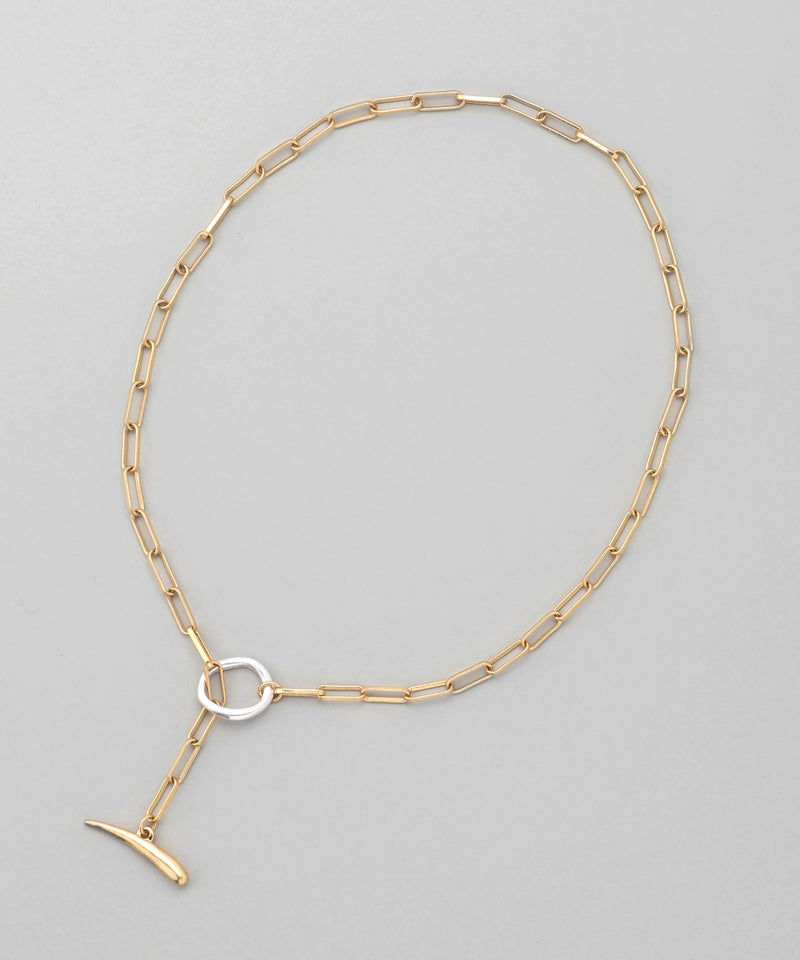 Combination Color Semi-Matte Mantel Necklace