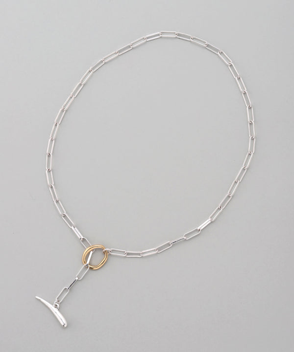 Combination Color Semi-Matte Mantel Necklace