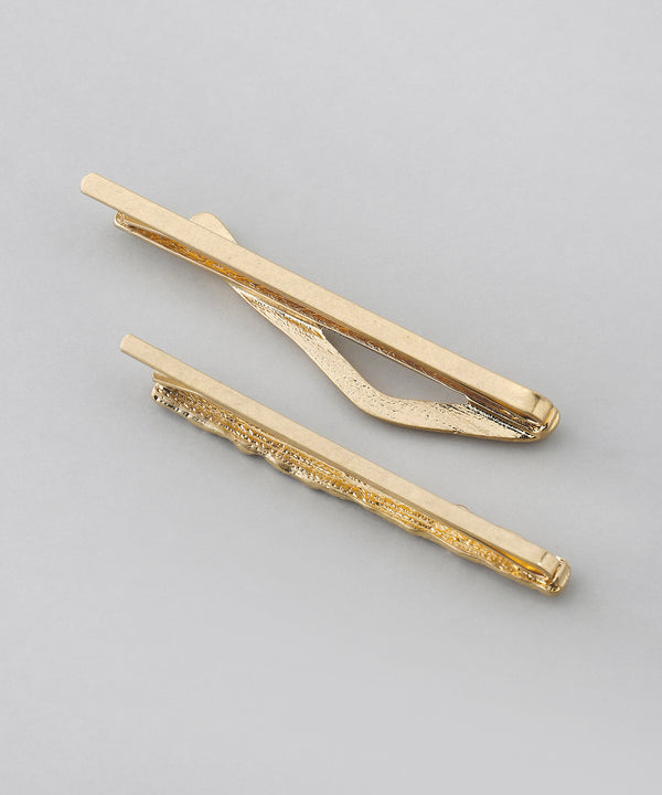 マットメタルクラフトヘアピン[2本セット]