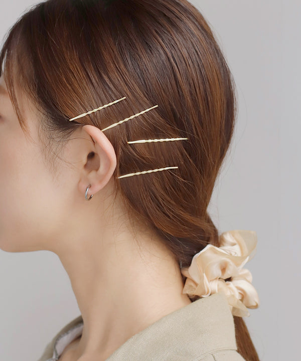 カラーヘアピン[4本セット]