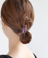 マーブルカラーヘアクリップ[2本セット]