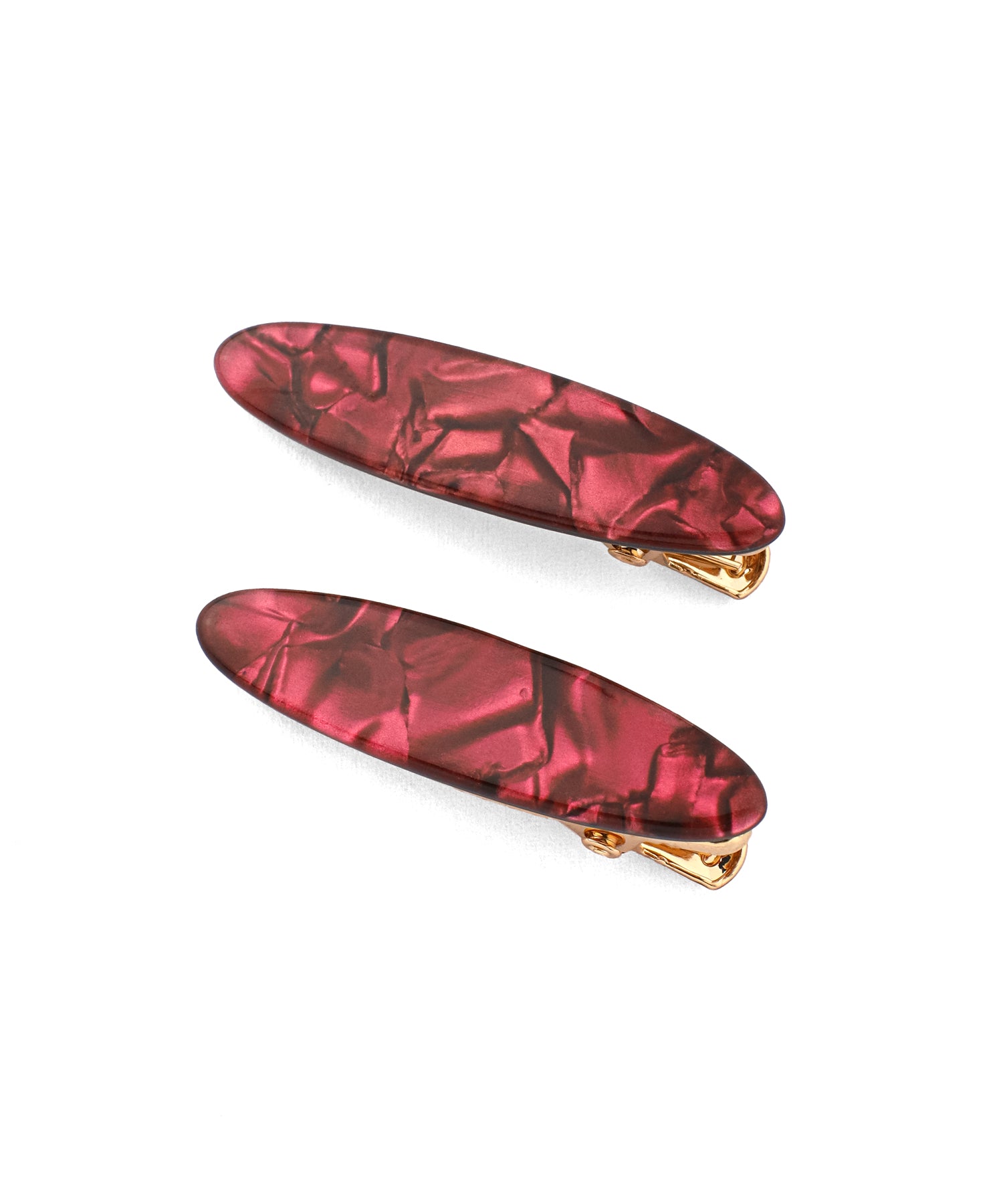 ANEMONE】マーブルカラーヘアクリップ[2本セット]｜SANPO ONLINE