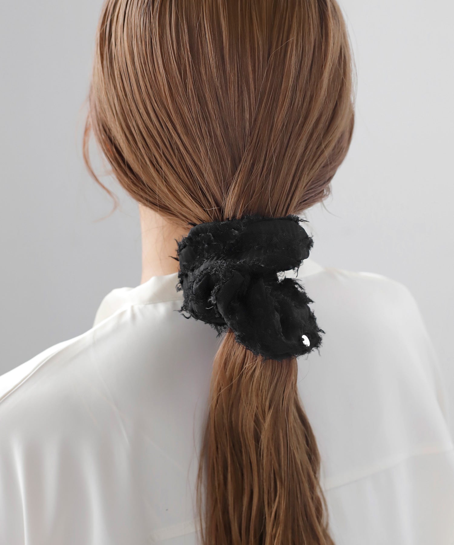 ✨新品✨　フィオーリネラフォスキーアシュシュ✨ ANEMONE】モノトーンシャギーシュシュ｜アネモネ・シエナロゼ