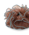 Two-tone organza scrunchie
