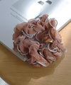 Piping Lame Sheer Scrunchie