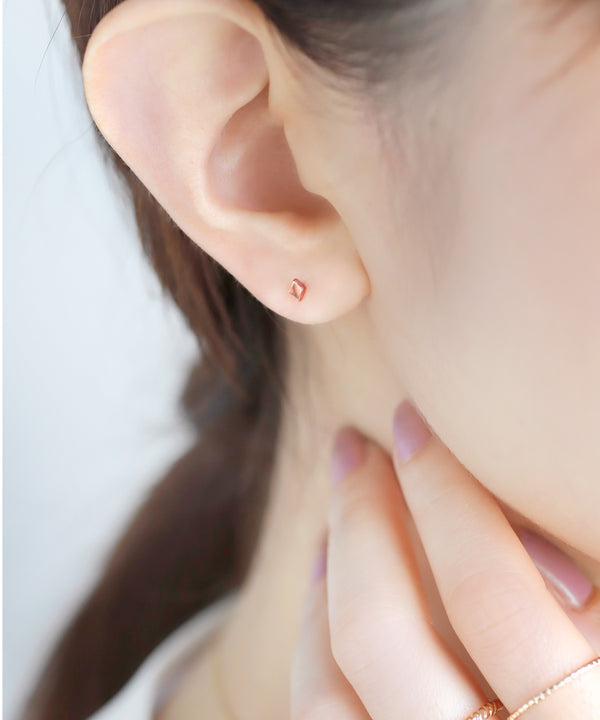 ビジュー×ダイヤピアス[2ペアセット]