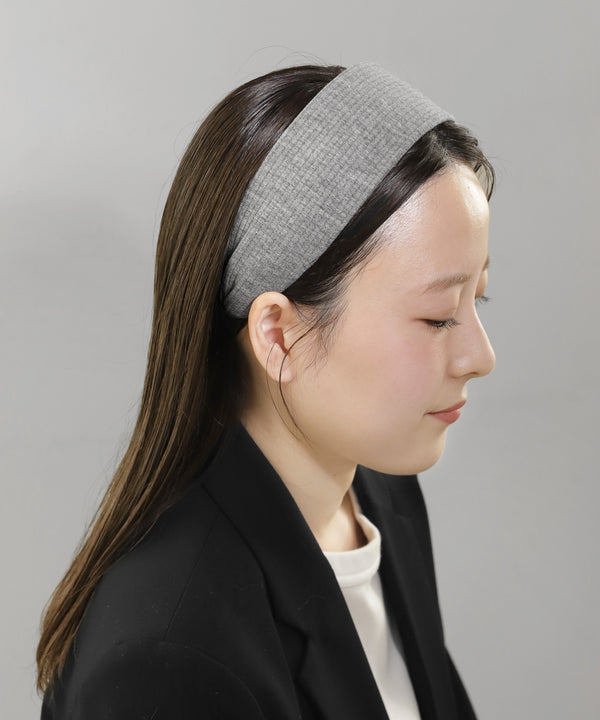 リブワイドカチューシャ