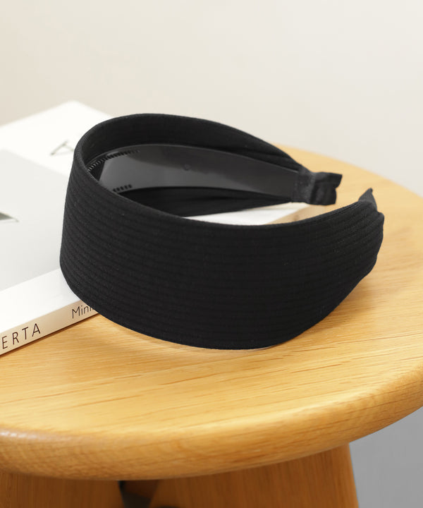 リブワイドカチューシャ