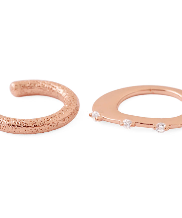 ビジュー×デザインイヤーカフ[2個セット][Sheerchic]