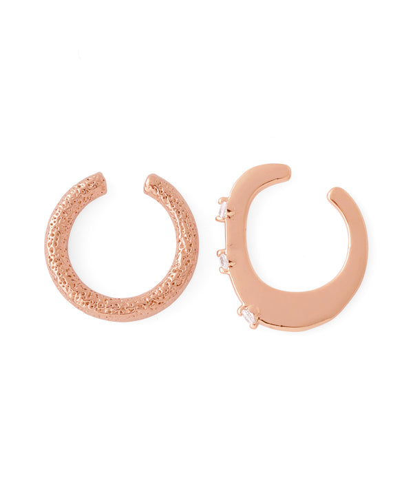 ビジュー×デザインイヤーカフ[2個セット][Sheerchic]