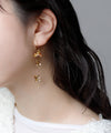 フラワーロングフックピアス[Sheerchic]