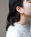 フラワーフックピアス[Sheerchic]