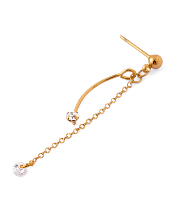 【ステンレス】ビジュースイングピアス