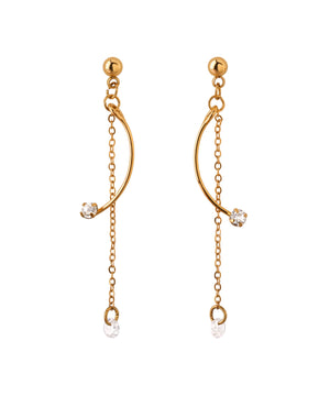 【ステンレス】ビジュースイングピアス