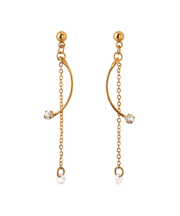 【ステンレス】ビジュースイングピアス