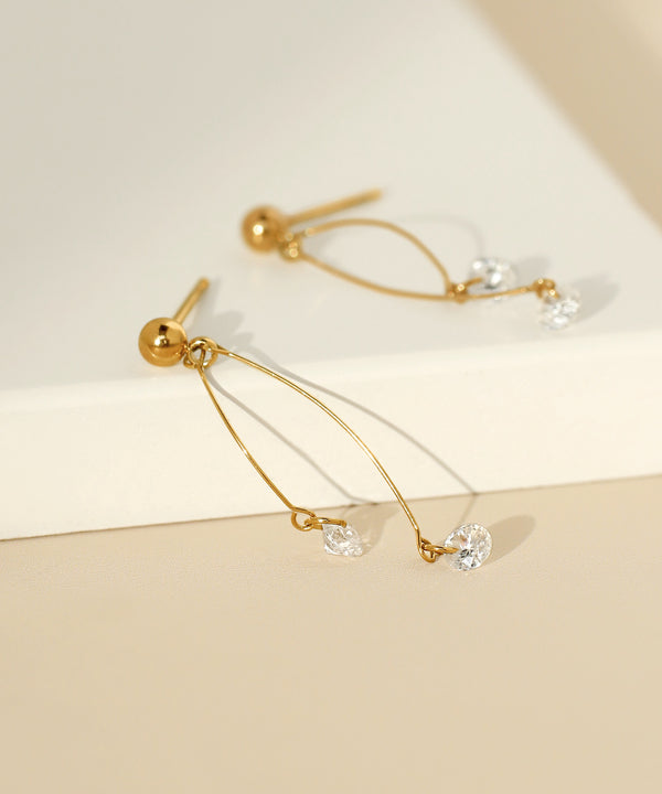 【ステンレス】ビジュースイングピアス