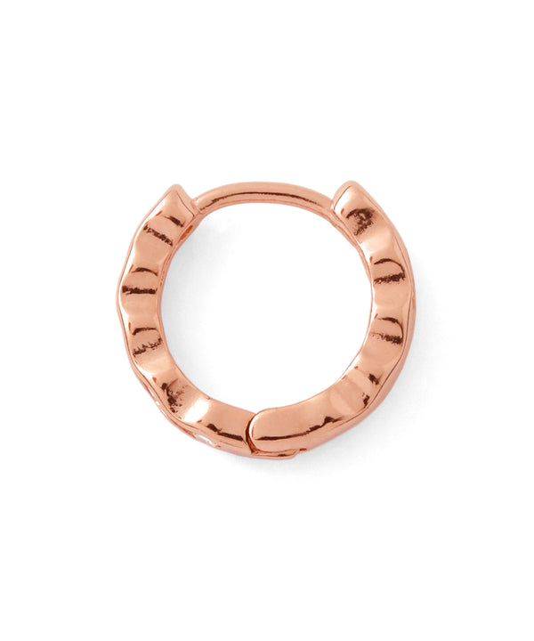 ビジュー×ニュアンスフープピアス[Sheerchic]