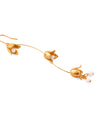 Pearl x Flower Hook Earrings [Sheerchic]