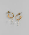 2WAYパールフープピアス[Sheerchic]