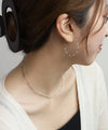 パールラインフープピアス[Sheerchic]