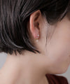 パールバックキャッチピアス[ステンレス][Sheerchic]