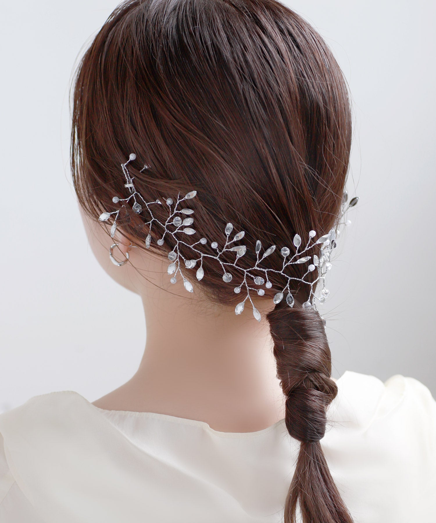 ヘッドドレス 151 ヘアパーツ ANEMONE】ビジューリーフバインヘッドドレス｜SANPO ONLINE(サンポー
