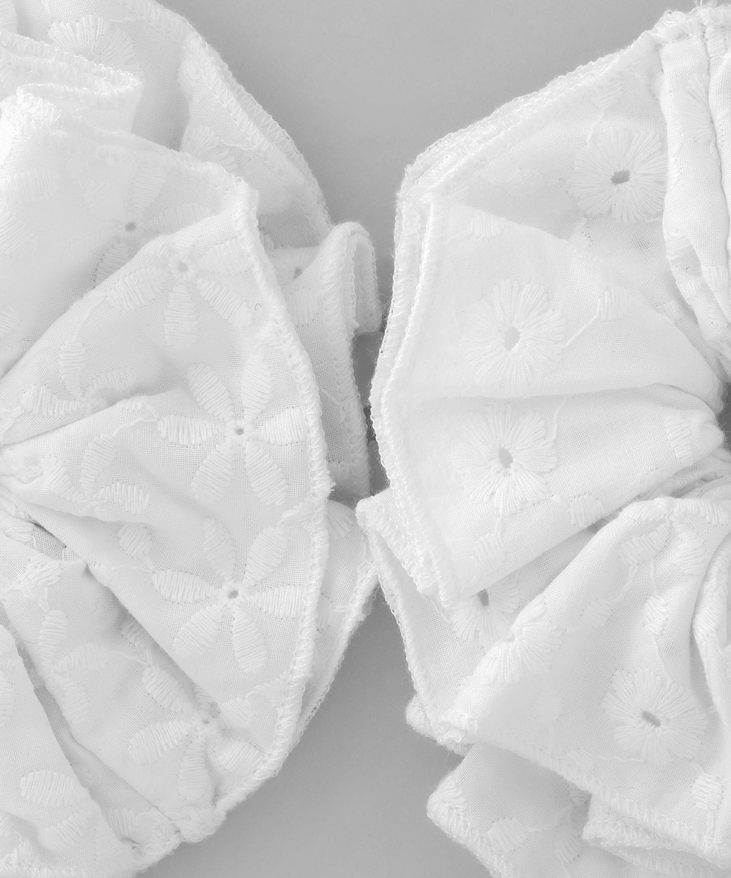 ANEMONE】フラワー刺繍シュシュ｜アネモネ・シエナロゼ・ミミサン