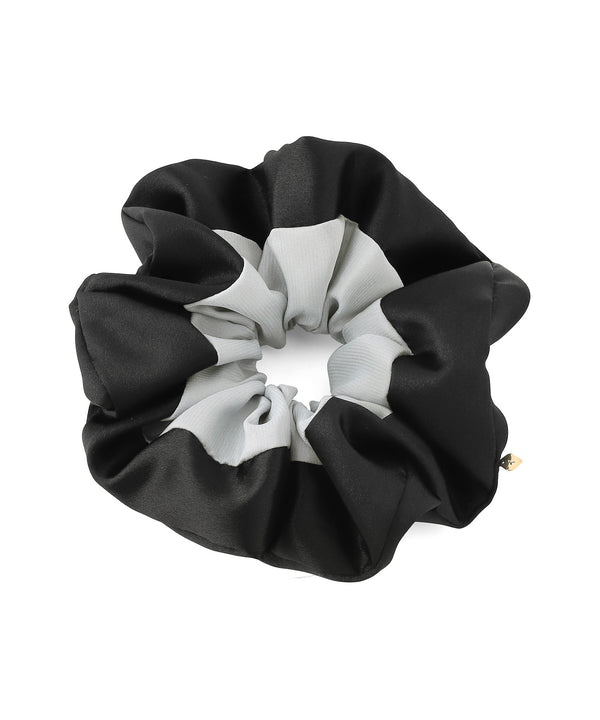 バイカラーサテンシュシュ