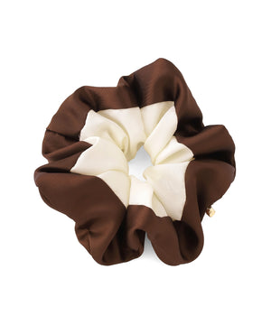 バイカラーサテンシュシュ