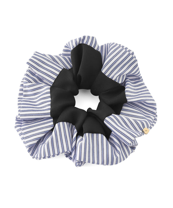 Multi-border scrunchie